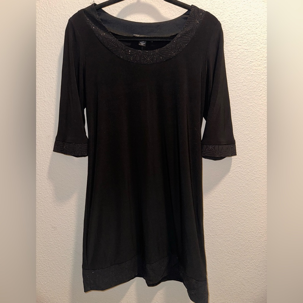 Chic Black Women's Tunic